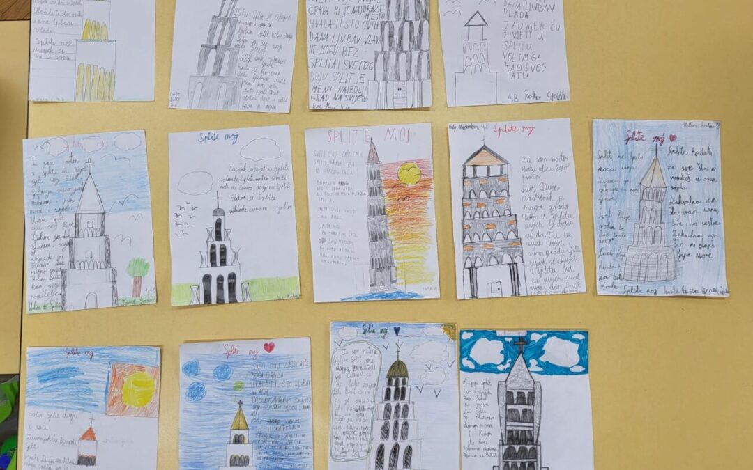 Zbirka pjesama 4.b Splite moj u sklopu projekta Volim more, kamen i Dalmaciju