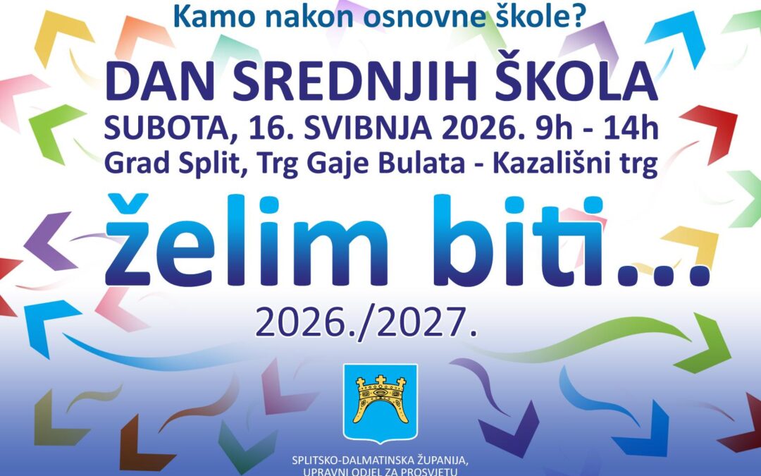 Dan srednjih škola Splitsko-dalmatinske županije 2026.